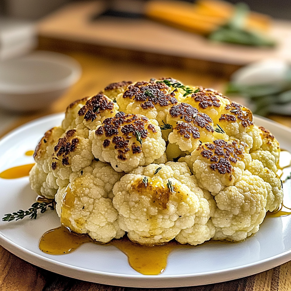 Recipe preparation for Irresistible Thanksgiving Cauliflower Recipe to Impress Guests