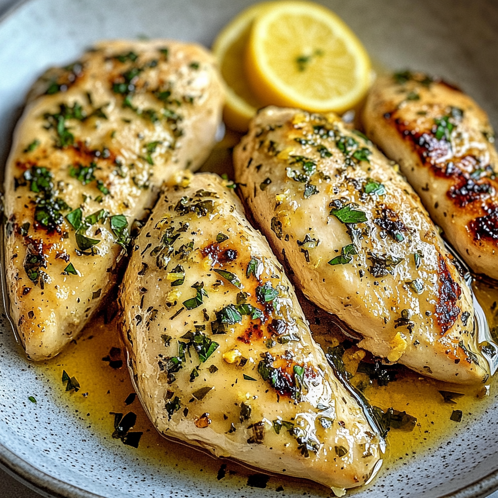 Recipe preparation for Zesty Lemon Garlic Chicken Marinade That Dazzles Taste Buds