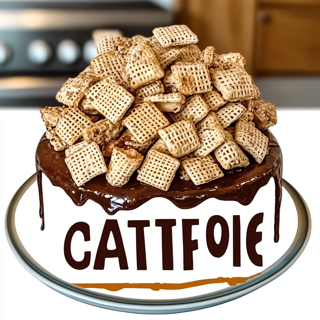 Recipe preparation for Irresistible Original Chex Party Mix Recipe You’ll Love