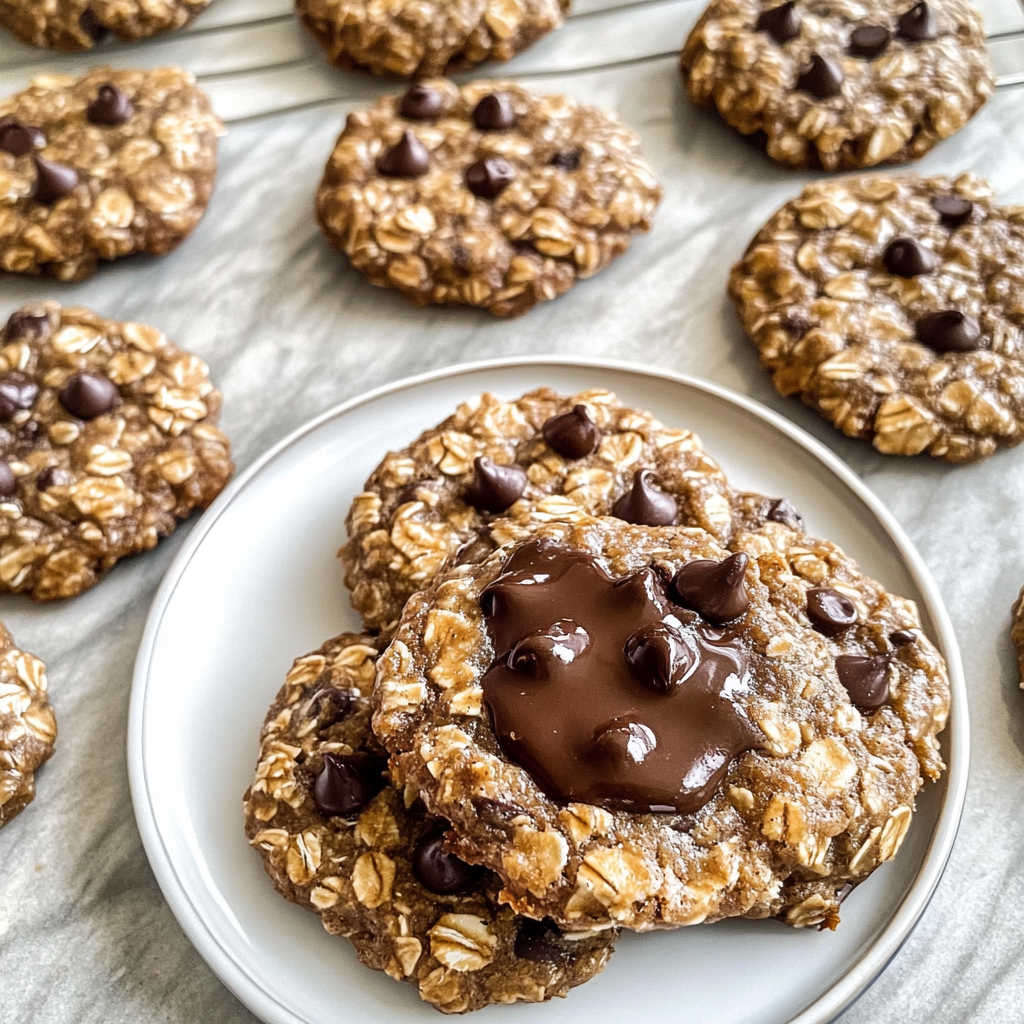 Recipe preparation for Irresistible Chai Spice Chocolate Chip Oatmeal Cookies