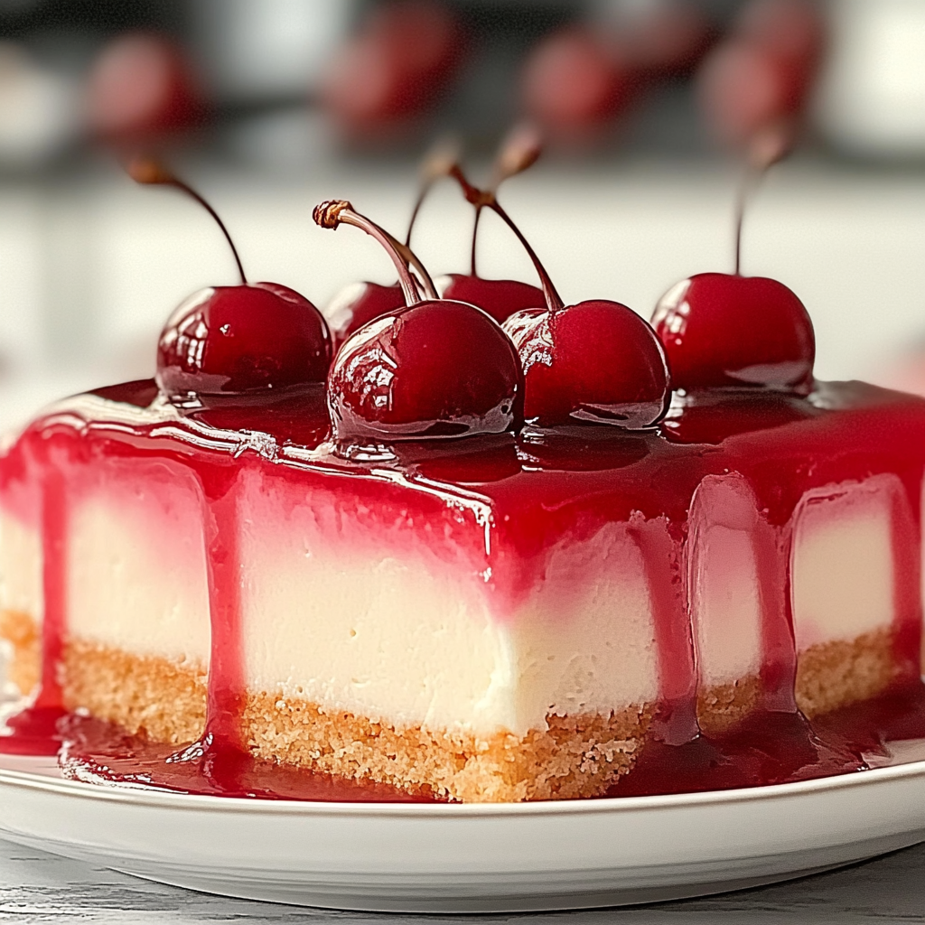 Recipe preparation for Cherry Delight