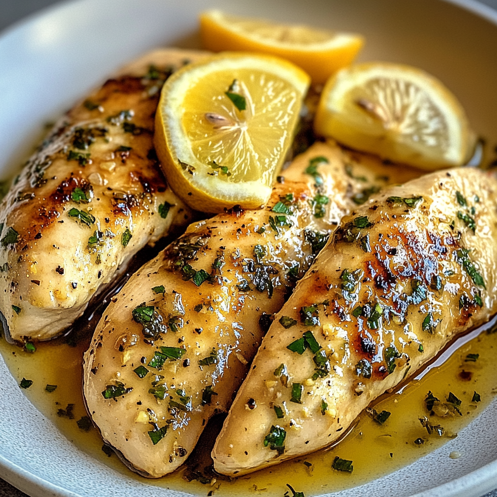 Recipe preparation for Zesty Lemon Garlic Chicken Marinade That Dazzles Taste Buds