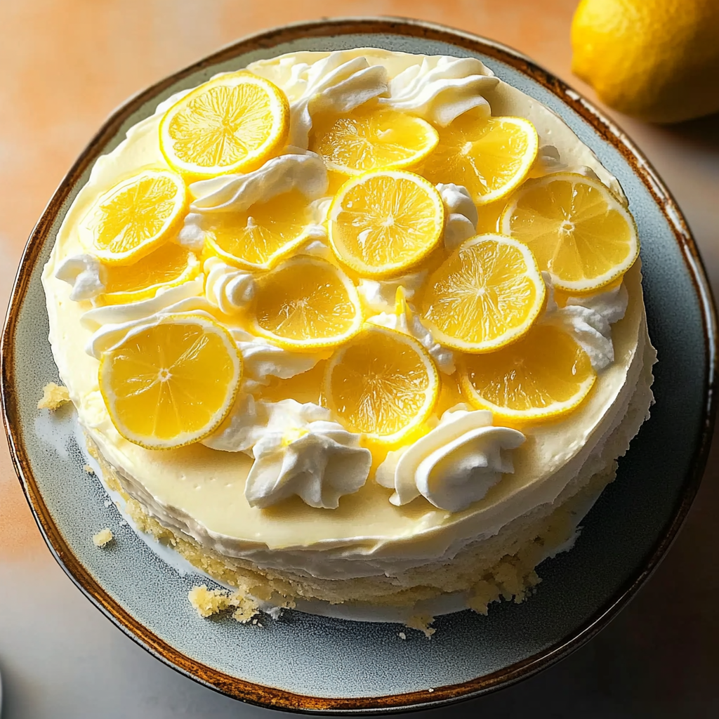 Recipe preparation for Delicious Limoncello Mascarpone Cake Recipe for Lemon Lovers - BeRecipe